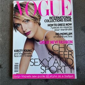 Vogue UK March 1998 | Georgina Grenville Cover